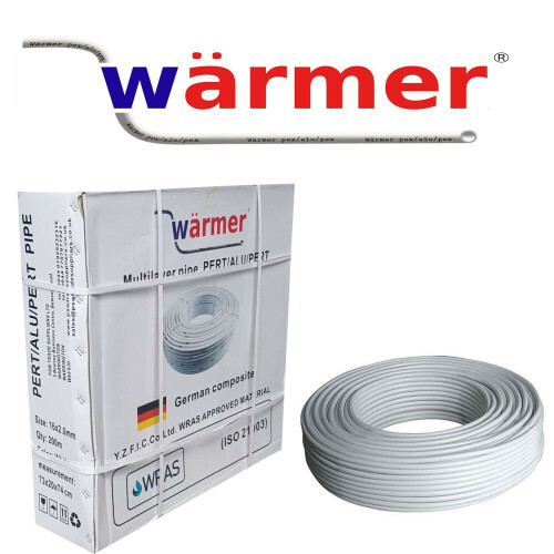 (100m) Underfloor Heating Barrier 5 Layer Pipe 16mm + PIPE STAPLES60mm WRAS APPROVED 2