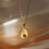 (E) Personalized Letter & Birthstone Necklace Chain 45cm 3