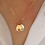 (V) Personalized Letter & Birthstone Necklace Chain 45cm 4