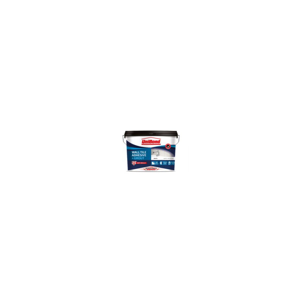 UniBond - Ultraforce Wall Tile Adhesive & Grout - 12.8kg White