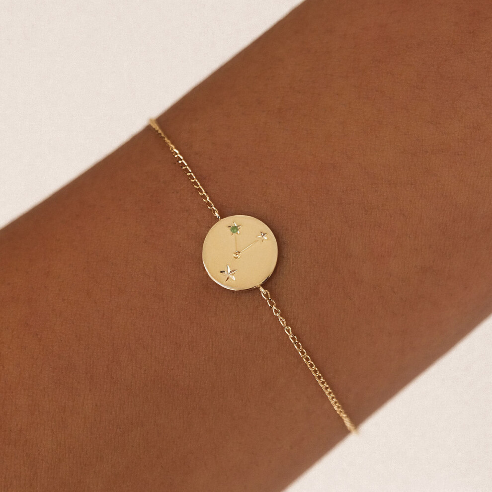 (VIRGO) Star Zodiac Birthstone Bracelets 16.5cm Long