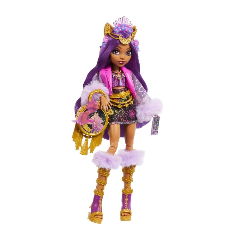 Poup   e Monster High Monster Fest Clawdeen Wolf avec accessoires