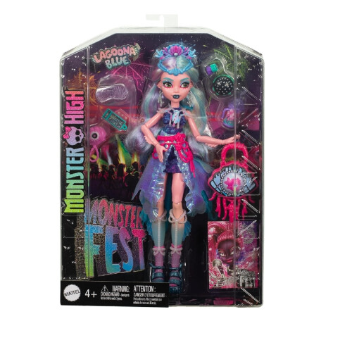 Monster High Poup   e Monster High Monster Fest Lagoona Blue avec accessoires 1