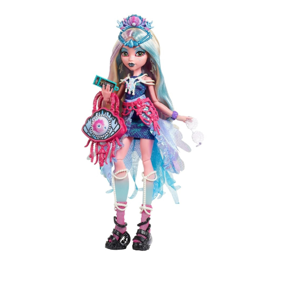 Poup   e Monster High Monster Fest Lagoona Blue avec accessoires
