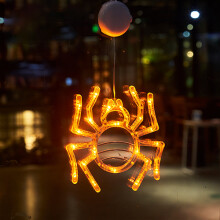 (Spinner) Halloween Window LED Lights With Suction Cups