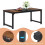 Tribesigns Tribesigns 160 x 80 cm Dining Table, Kitchen Table for 4-6 Person 2