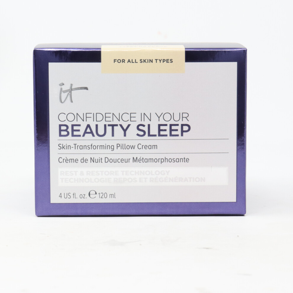 It Cosmetics Confidence In Your Beauty Sleep Pillow Cream 4.0oz  New With Box