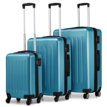 (19+24+28 inch) Navy 19/24/28 inch ABS Hard Shell Suitcase