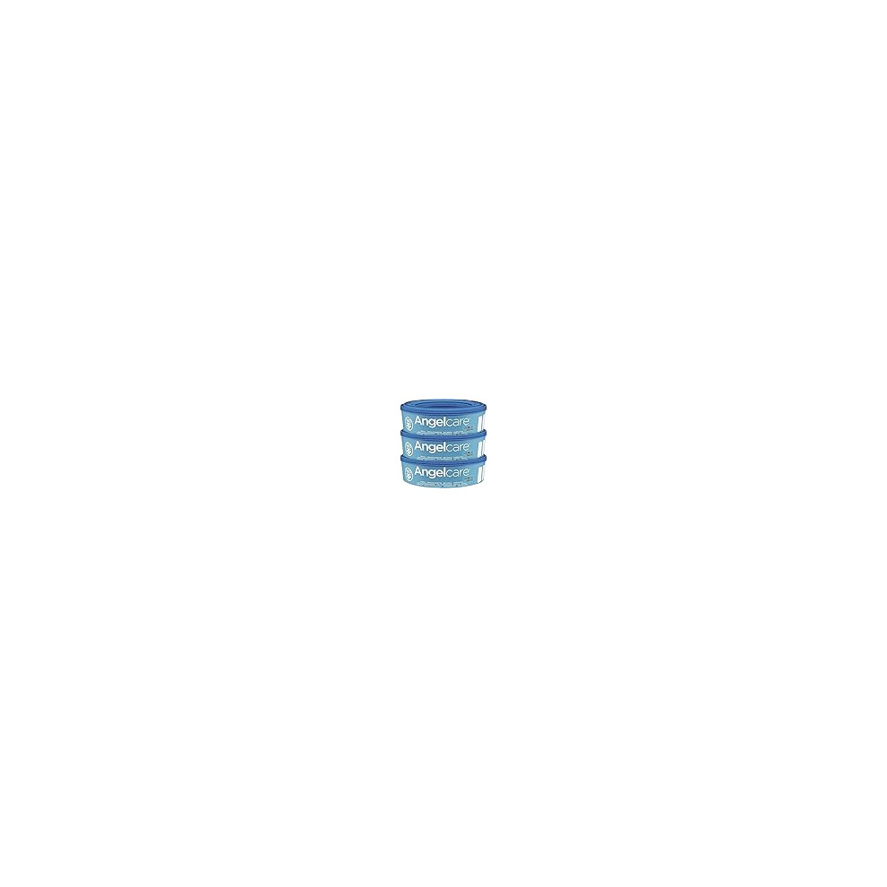 Nappy Bin Refill Cassettes - Compatible With Nappy Disposal System - Pack Of 3 Angelcare