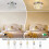 Living And Home Crystal Mount Ceiling Light 4