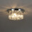 Living And Home Crystal Mount Ceiling Light 5