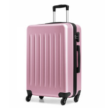 (28 inch) Pink Hard Shell Luggage Suitcase Set Travel Trolley Case With 3 Size