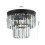 Living And Home Double Layer Crystal Mount Ceiling Light 6