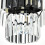 Living And Home Double Layer Crystal Mount Ceiling Light 3
