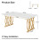 Tribesigns Tribesigns Dining Table for 4-6 People, Rectangular Kitchen Table 9