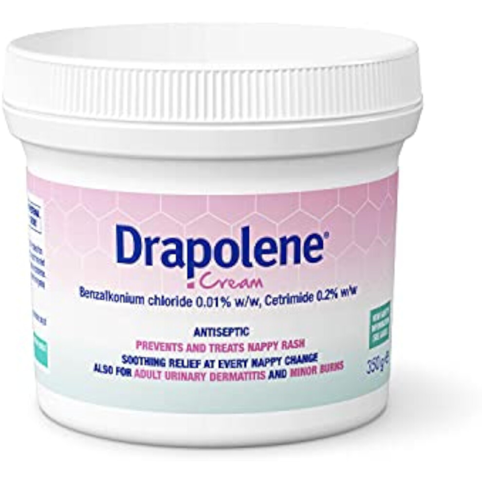 Drapolene Cream 350g Tub | for Sore Skin Caused by Incontinence