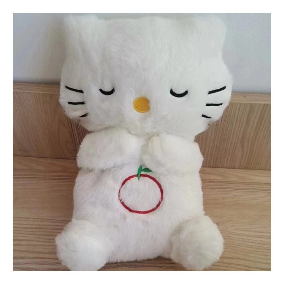 (Kitty) Kid Breathing Musical Soothing Doll Sleep Toys Anxiety Relief Plush Toys