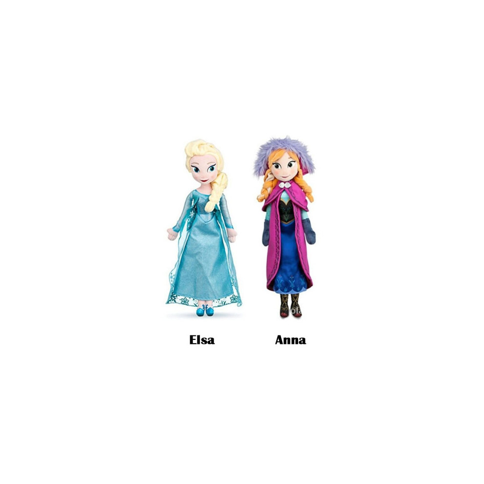 40cm Frozen Anna Elsa Dolls Snow Queen Princess Stuffed Doll Plush Kids Toys