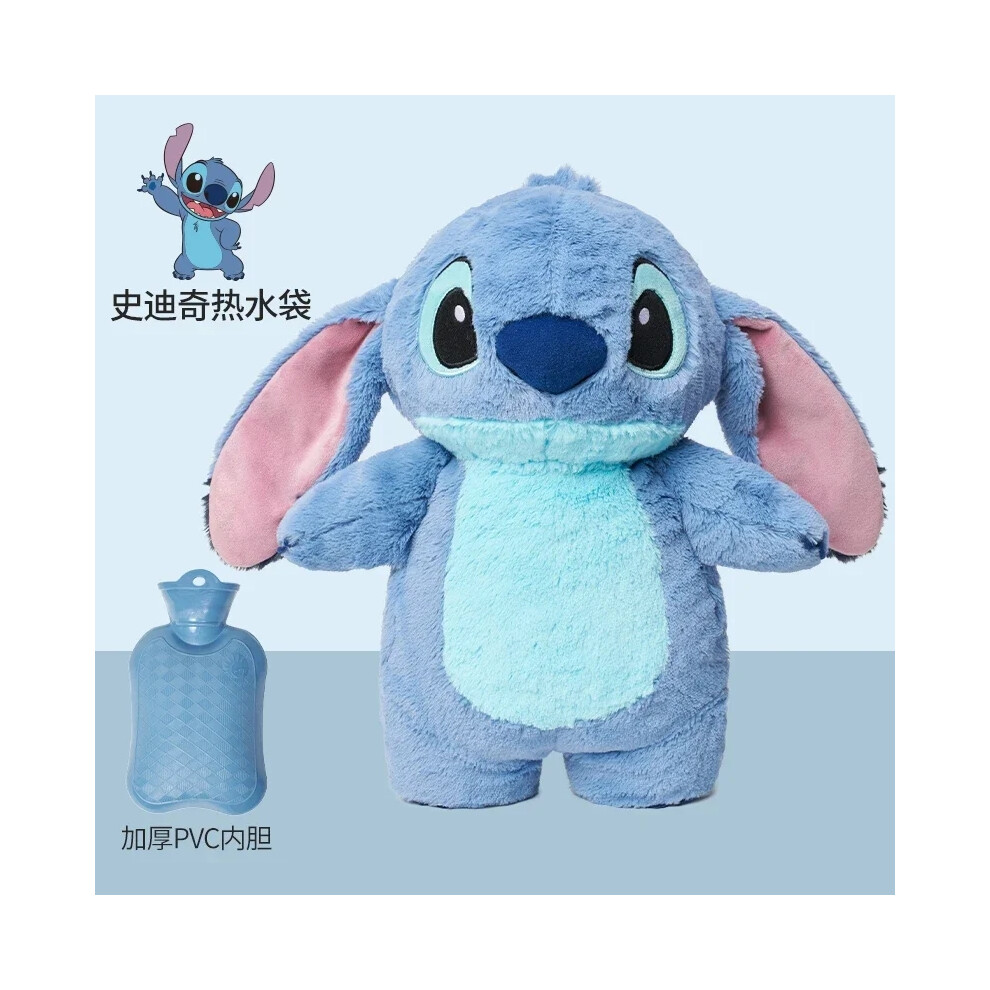 Closkye (B) Stitch Angel Lotso Plush Hand Warm Bottle Hot Water Bottles Winter