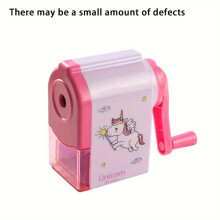 (pink) Cute Unicorn Dolphin Mechanical Sharpener For Pencil School Office Supplies
