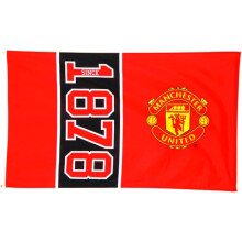 Official Man Utd Since 1878 Flag (152 x 91cm) - One Size