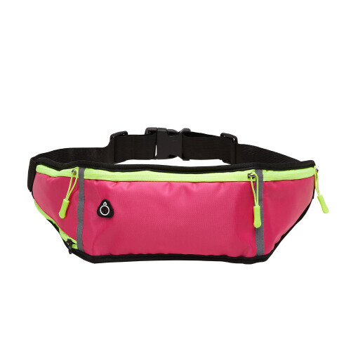 Living And Home (Red) Lycra Workout Fanny Pack 2