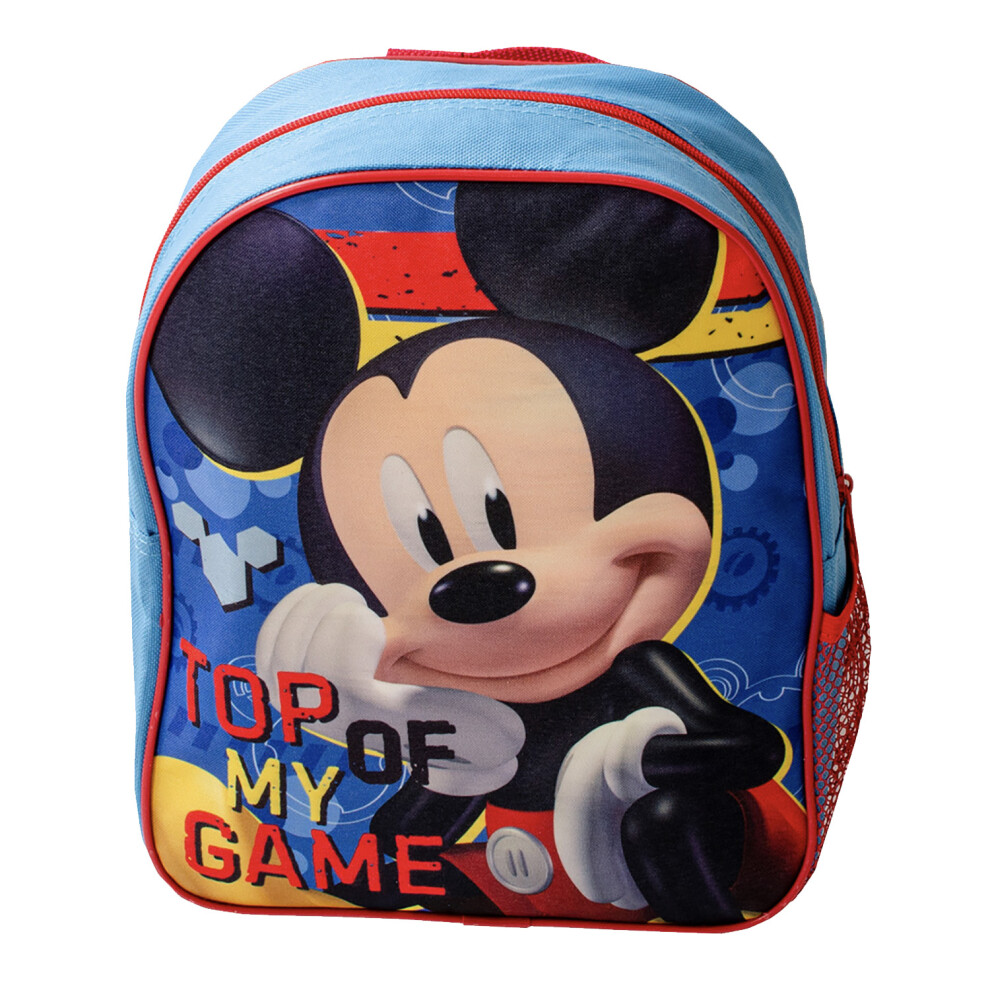 Mickey Mouse Backpack Boys Bag Kids School Rucksack Top Of My Game