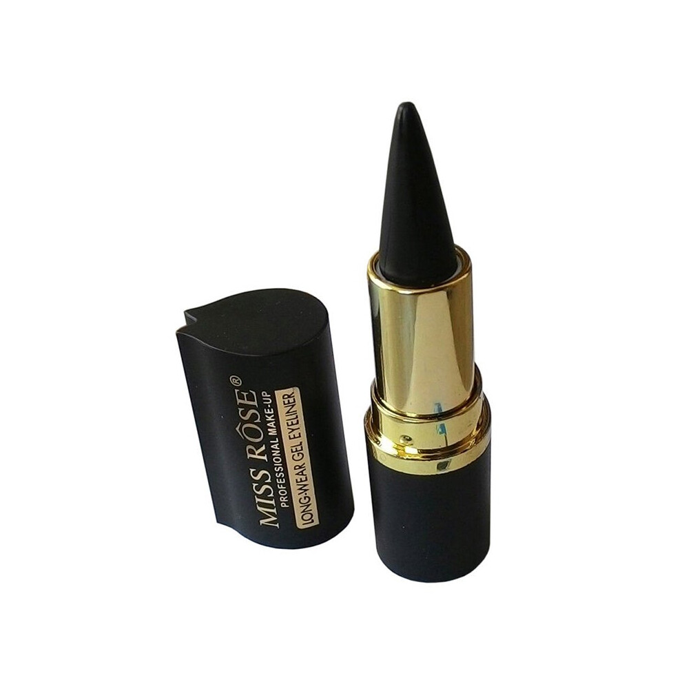 Miss Rose Kajal Eyeliner Gel Stick Black for Intense and Long-Lasting Eye Definition with Smooth Application and Waterproof Formula