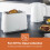 GEEPAS (White) Geepas 2 Slice Bread Toaster 7 Browning Level 9