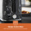 GEEPAS (Black) Geepas 2 Slice Bread Toaster Texture Design 5
