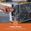 GEEPAS (Black) Geepas 2 Slice Bread Toaster Texture Design 7