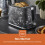 GEEPAS (Black) Geepas 2 Slice Bread Toaster Texture Design 8