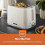 GEEPAS (White) Geepas 2 Slice Bread Toaster Texture Design 9