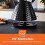 GEEPAS (Black) Geepas Styline Collection Electric Kettle,1.5L 9