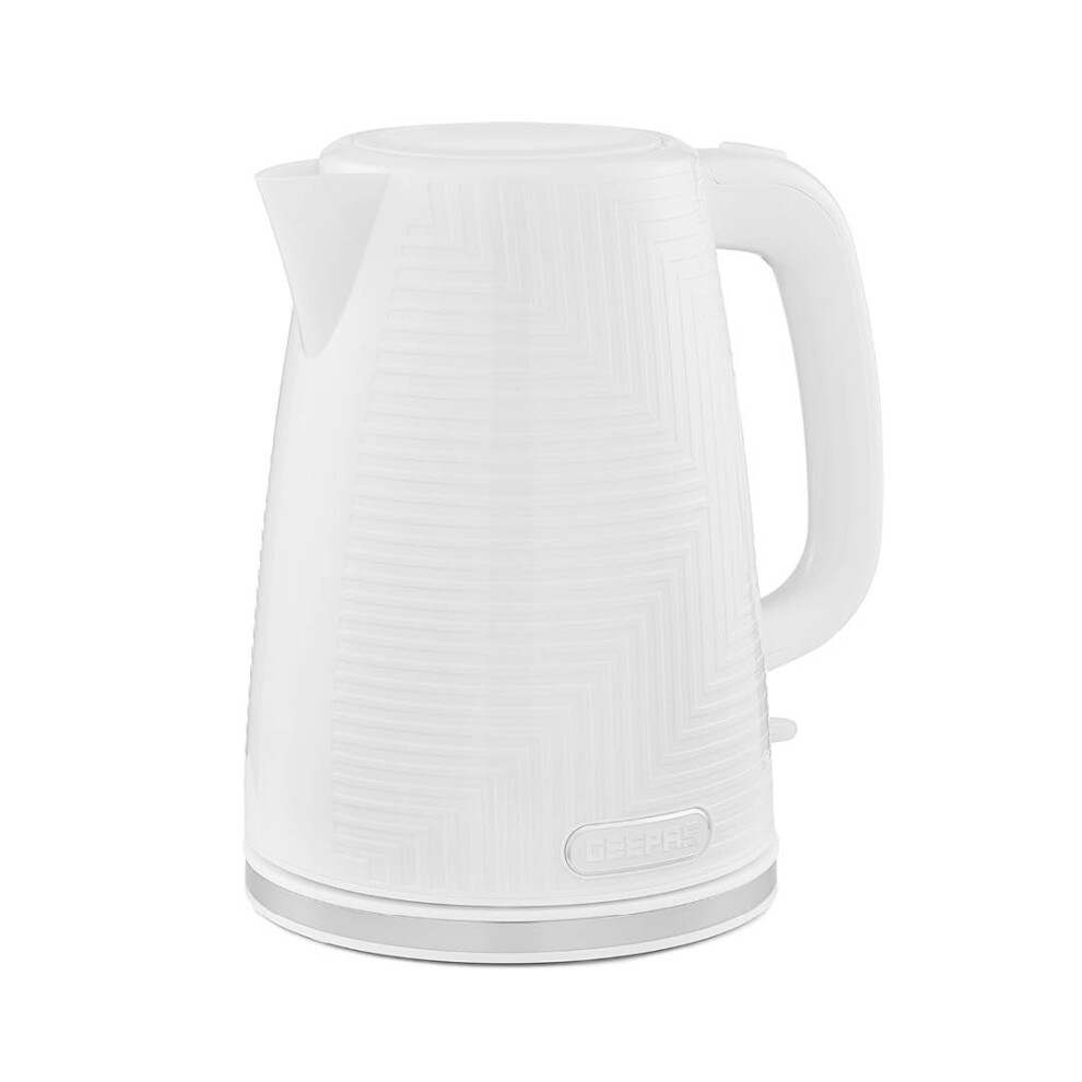 New Geepas ( ) 1.7L Cordless Electric Kettle 3000W White Gk38066uk-Wt