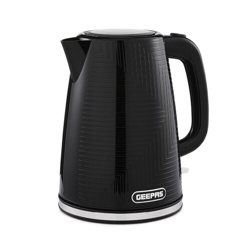 GEEPAS (Black) Geepas 1.7L Cordless Electric Kettle 3000W