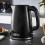 GEEPAS (Black) Geepas 1.7L Cordless Electric Kettle 3000W 3