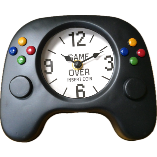 Gaming Console Handset Style Clock | Freestanding or Wall Mounted