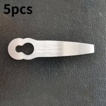 (12*7mm) Metal 5pcs Blades Cutter Replace For Cordless Grass Trimmer Strimmer Tool Garden