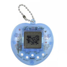 (Blue) Tamagotchi Electronic Virtual Cyber Pet Retro Toy Game Nostaic 90s Keyring