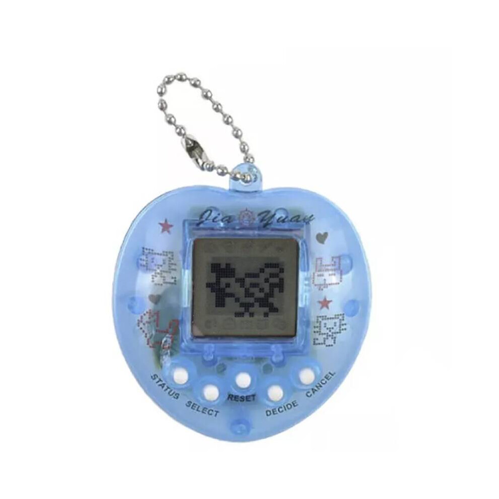 (Blue) Tamagotchi Electronic Virtual Cyber Pet Retro Toy Game Nostaic 90s Keyring