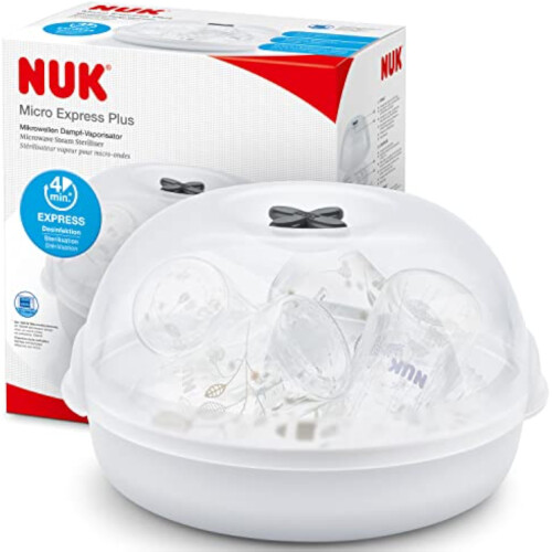 NUK Micro Express Plus Microwave Steam Baby Bottle Steriliser