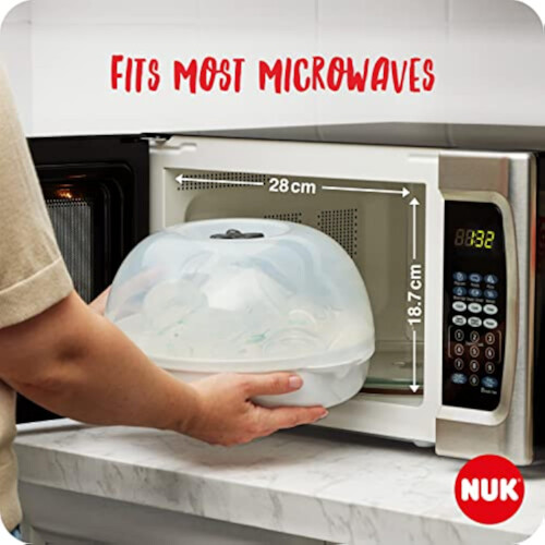 NUK Micro Express Plus Microwave Steam Baby Bottle Steriliser 2