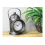 Vintage Railway Carriage Lantern Inspired Desk Clock GREY 2