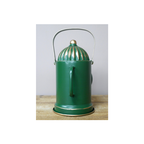 Railway Carriage Lantern Inspired Desk Clock | GREEN 1