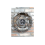 Round Industrial Style Wall Clock | Silver & Copper 2