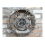 Round Industrial Style Wall Clock | Silver & Copper 3
