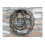 Round Industrial Style Wall Clock | Silver & Copper 5