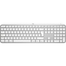 Logitech Master Series MX Keys S for Mac - Keyboard - full size - backlit - wireless - Bluetooth LE - QWERTY - UK - pale