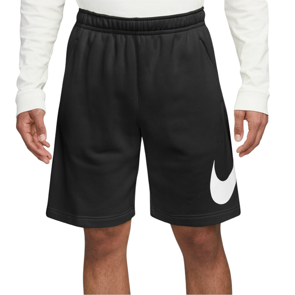 Nike (Small) Sportswear Club Men's Graphic Shorts Black